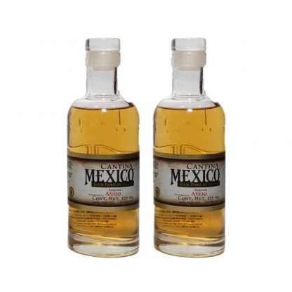 カンティーナ メヒコ アネホ : 375ml 40度  Cantina Mexico (Anejo)  2本セット